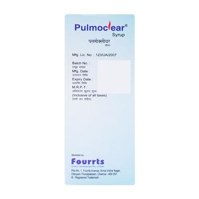 Pulmoclear Syrup 100ml - Cough And Cold-Cou