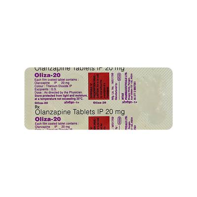 Oliza 20mg Tablet 10'S - Psychosis-Ans
