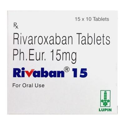 RIVABAN 15 Tablet 10's - Blood Clot-Ant