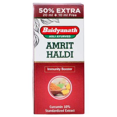 Baidyanath Amrit Haldi Juice 20 ml + Free 10 ml - Ayurvedic Juices