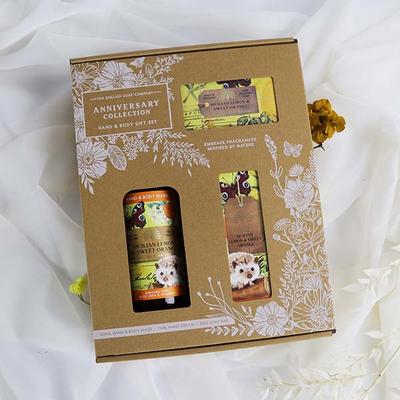 The English Soap Company - Anniversary Sicilian Lemon and Sweet Orange Hand and Body Gift Set 1's - Shower Gels & Body Wash