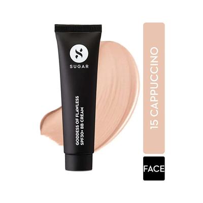 SUGAR Cosmetics Goddess Of Flawless SPF30+ BB Cream - 15 Cappuccino (Light) 25 ml - Bb & Cc Creams