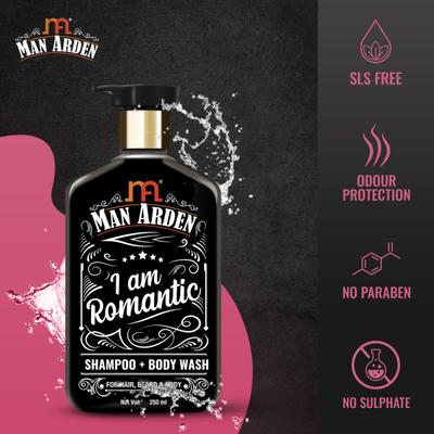 Man Arden I Am Romantic Shampoo + Body Wash 250 ml - Shampoos