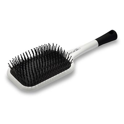 Ikonic Artistic Paddle Brush White And Black 1's - Hair Brushes