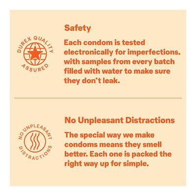 Durex Condoms - Extra Dots 10's - Plain/Flavoured Condoms