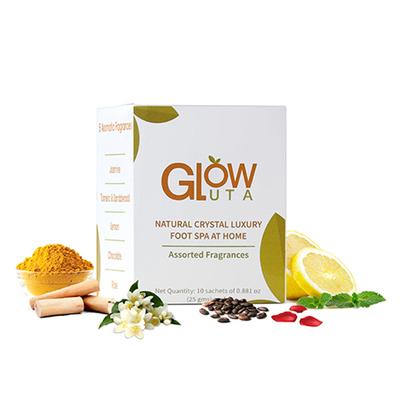 Glutaglow Glutathione Pedicure for Refreshing Moisturizing and Rejuvenating Feet 5 in One Pack 1's - Foot Scrubs