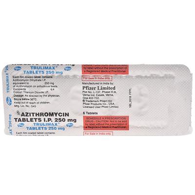 Trulimax 250mg Tablet 6'S - Bacterial Infections-Mac