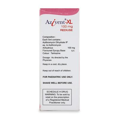 Azivent XL 100mg Syrup 30ml - Bacterial Infections-Mac