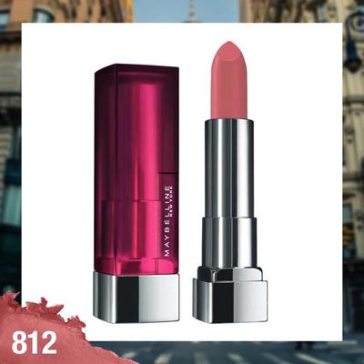 Maybelline New York Color Sensational Creamy Matte Lipstick, 812 Mauve It Up 1's - Lipsticks