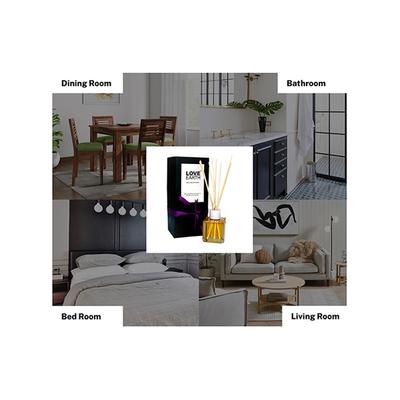 Love Earth Premium Mandarin Reed Diffuser Toxin Free Long Lasting Fragrance 30 ml - Diffuser