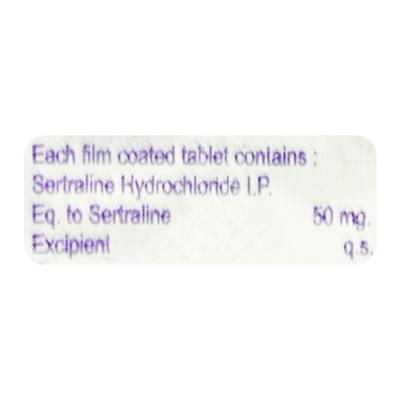 CNSERT 50mg Tablet 10's - Depression-Ant