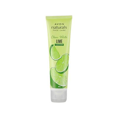 Avon Naturals Clear White Lime Face Cleanser 100 gm - Face Wash & Cleansers