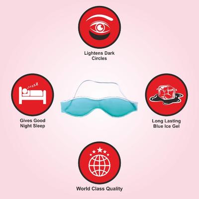 GUBB Soothing Eye Mask , Relaxing Eye Mask with Gel Beads - Grey 1's - Eye Masks