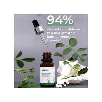 Aravi Organic 100% Pure Natural Rosemary Essential Oil For Hair Growth and Nourish Skin 10 ml - Essential Oils