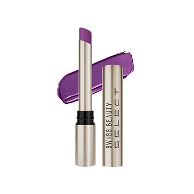 Swiss Beauty Select High On Shine Creamy Lipstick Enriched With Vitamin E Admirer Plum 1 gm - Lipsticks