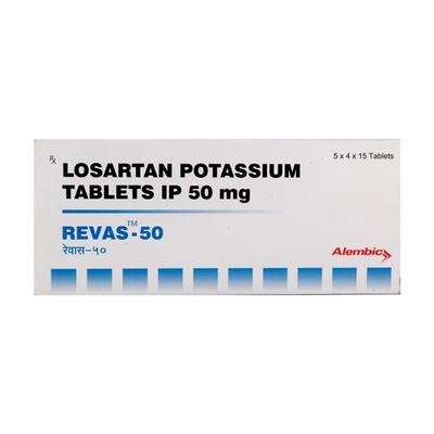 Revas 50mg Tablet 15'S - Hypertension-Ang