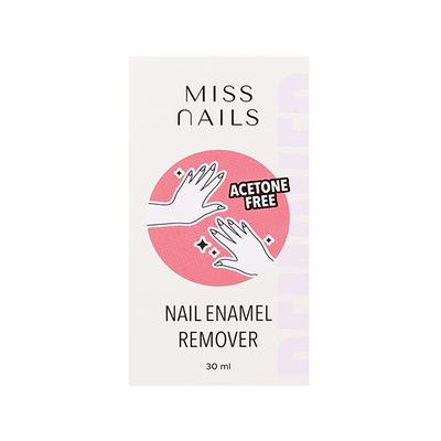 Miss Nails Nail Enamel Remover 30 ml - Nail Polish Remover