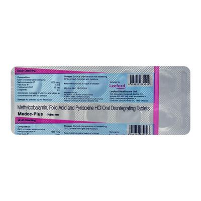 MEDOC PLUS MOUTH DISSOLVING Tablet 10's - Supplements-Vam