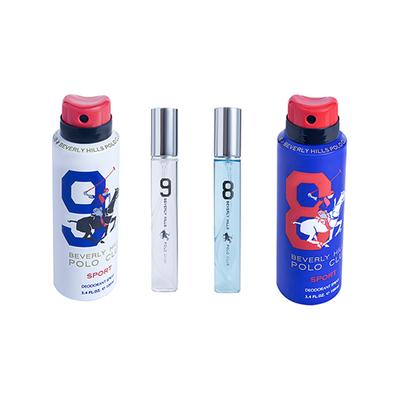 Beverly Hills Polo Club Eau De Toilette (2 X 16ml each) + Deodorant (2 X 100ml each) 2's - Men Perfumes (Edt/Edp)