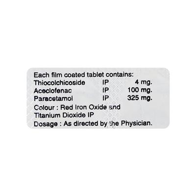 Iconac MR 4mg Tablet 10'S - Pain relief-Nsa