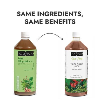 Kapiva Tulsi Giloy Juice 1 Litre - Giloy