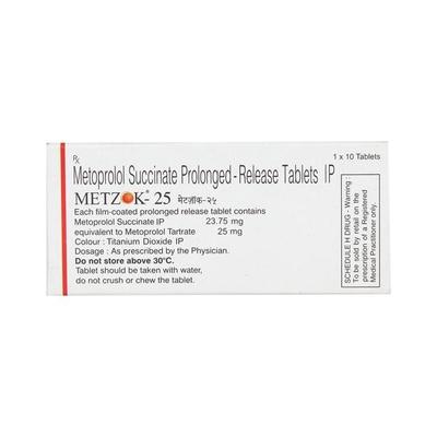 Metzok 25mg Tablet 10'S - Hypertension-Bet