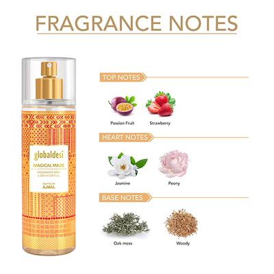Global Desi Magical Maze Body Mist 200 Ml - Body Mist/Spray