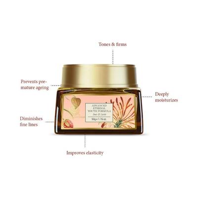 Forest Essentials Advanced Eternal Youth Formula Date & Litchianti-Aging Night Cream 50 gm - Face Moisturizers