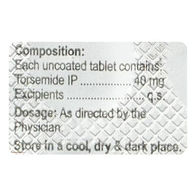 JBTOR 40 Tablet 10's - Hypertension-Diu