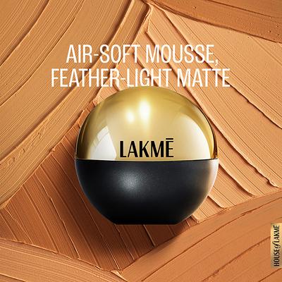 Lakme Xtraordin-airy Mattereal Mousse Foundation, 03 Golden Sand, 25gm - Foundation