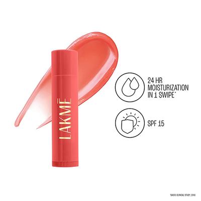 Lakme Lip Love Mango Lip Care 22Hrs Moisture SPF15 4.5gm - Lipsticks