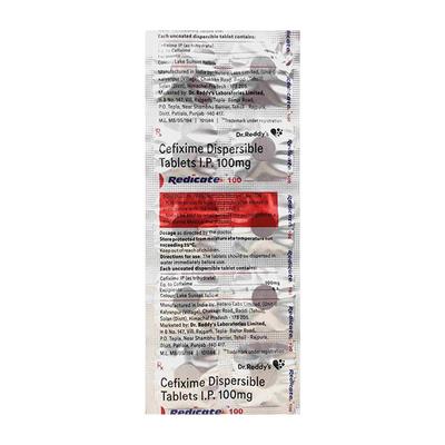 Redicate 100mg Tablet 10'S - Bacterial Infections-Cep