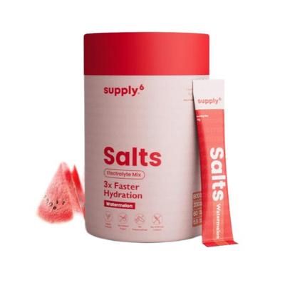 Supply6 Salts Electrolyte Mix Watermelon Flavoured (Pack of 18 x 4 gm) - Energy Drinks