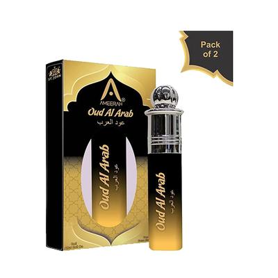 St. John Ameerah Oud Al Arab Roll On - Pack of 2 x 8 ml - Men Deodorants/Roll-Ons