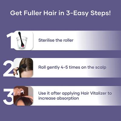 Saturn By GHC Derma Roller With 540 Titanium Alloy Micro Needles 340 gm - Derma Rollers