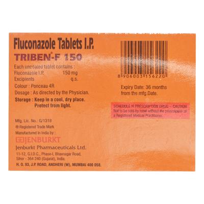 TRIBEN F 150 Tablet 2's - Fungal Infections-Anf