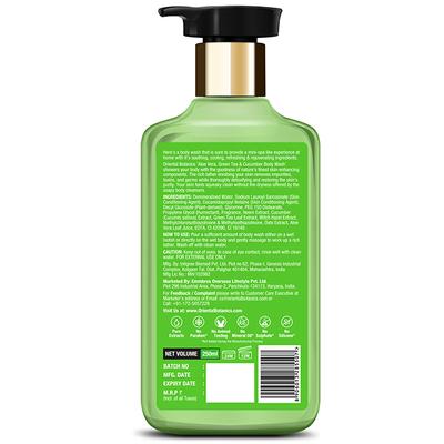 Oriental Botanics Aloe Vera, Green Tea & Cucumber Body Wash 250 ml - Shower Gels & Body Wash