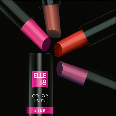 Elle 18 Color Pops Silk Lipstick, R02 4.3 gm - Lipsticks