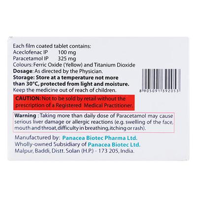 Willgo P Tablet 10'S - Pain relief-Ano