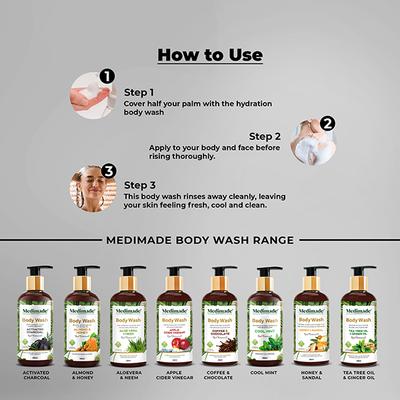 Medimade Apple Cider Vinegar Body Wash 300 ml - Shower Gels & Body Wash