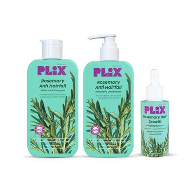 PLIX Rosemary Anti Hairfall Regime Combo of 3% Redensyl Serum, Advanced Shampoo & Conditioner 450 ml - Dry Shampoos & Conditioners