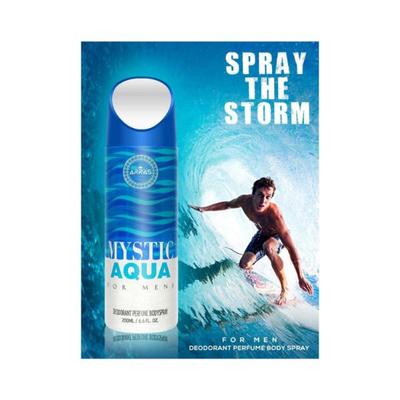 ARRAS Mystic Aqua Deodorant Body Spray, Long Lasting Fragances, for Men 200 ml - Men Perfumes (Edt/Edp)