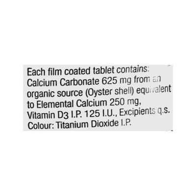 Calcifit 250mg Tablet 30'S - Supplements-Cal