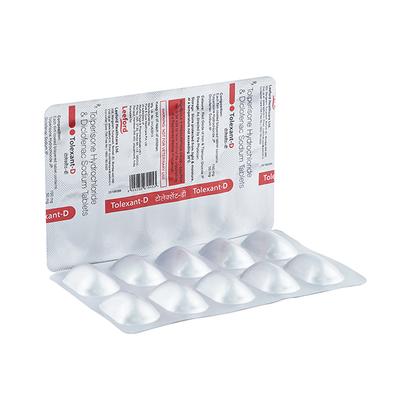 TOLEXANT D Tablet 10's - Muscle Cramps/Spasticity-Mus