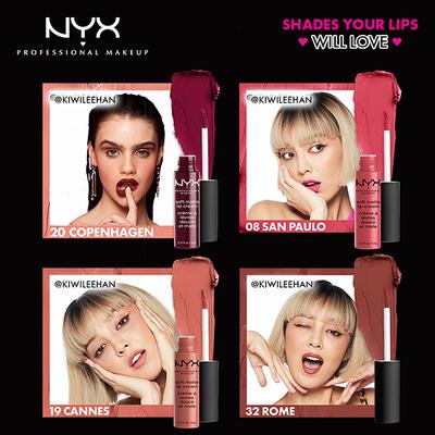 NYX Professional Makeup Soft Matte Lip Cream - Prague 8 ml - Liquid Lipsticks