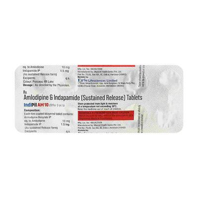 INDIPIL AM 10 Tablet 10's - Hypertension-Cal