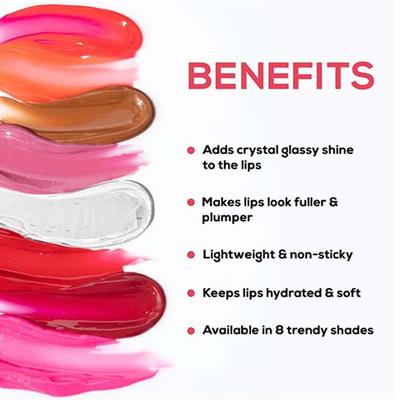 RENEE Crystal Lip Gloss 04 Morganite 8 ml - Lip Glosses