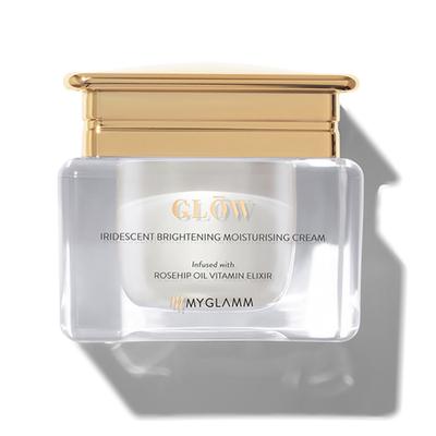 Myglamm Glow Iridescent Brightening Moisturising Cream Infused With Rosehip Oil Vitamin Elaxir -30ml - Face Moisturizers