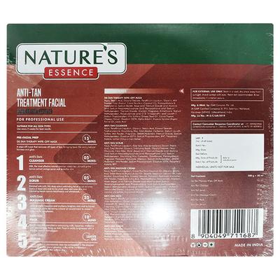 Nature's Essence Anti Tan Treatment Facial Kit with Lacto Protien 50gm + 30ml 1's - Facial Kits