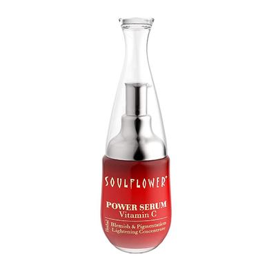 Soulflower Herbal Vitamin C 20% Power Serum- Blemish & Pigmentation Lightening Concentrate 40 ml (N) - Face Serum
